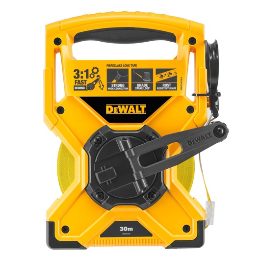 Cinta métrica larga de fibra de vidrio DEWALT DWHT34218 de 30 m - Imagen 2